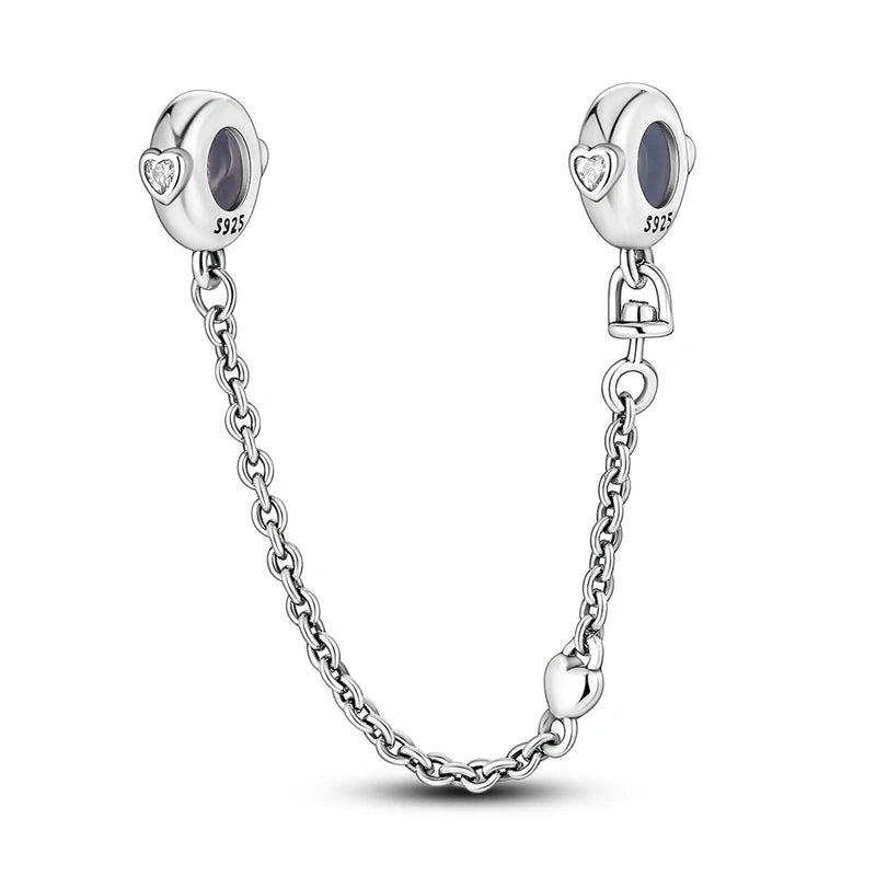 Charms de plata de ley 925 para pulsera · Animales, corazones y árbol de la vida