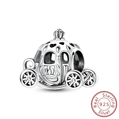 Charms de plata de ley 925 para pulsera · Animales y flores
