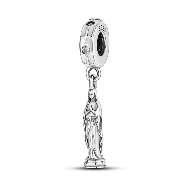 Charms de plata de ley 925 para pulsera · Animales, corazones y árbol de la vida
