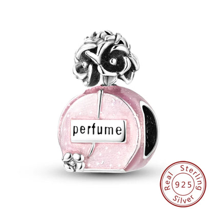 Charms de plata de ley 925 para pulsera · Animales y flores