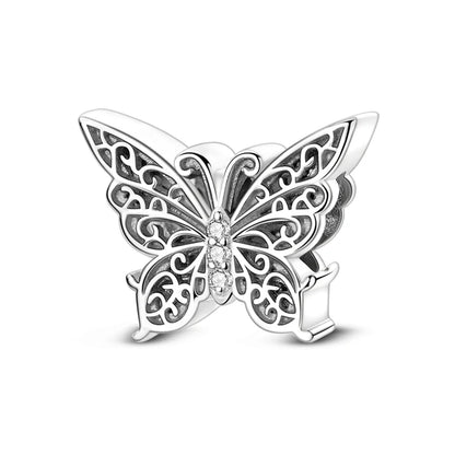 Charms de plata de ley 925 para pulsera · Animales, corazones y árbol de la vida