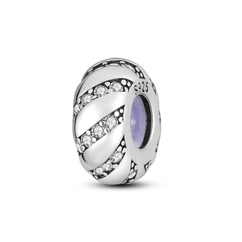 Charms de plata de ley 925 para pulsera · Animales, corazones y árbol de la vida