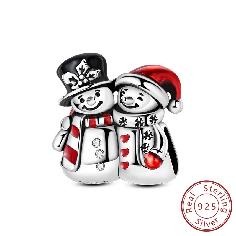 Charms de plata de ley 925 para pulsera · Animales y flores